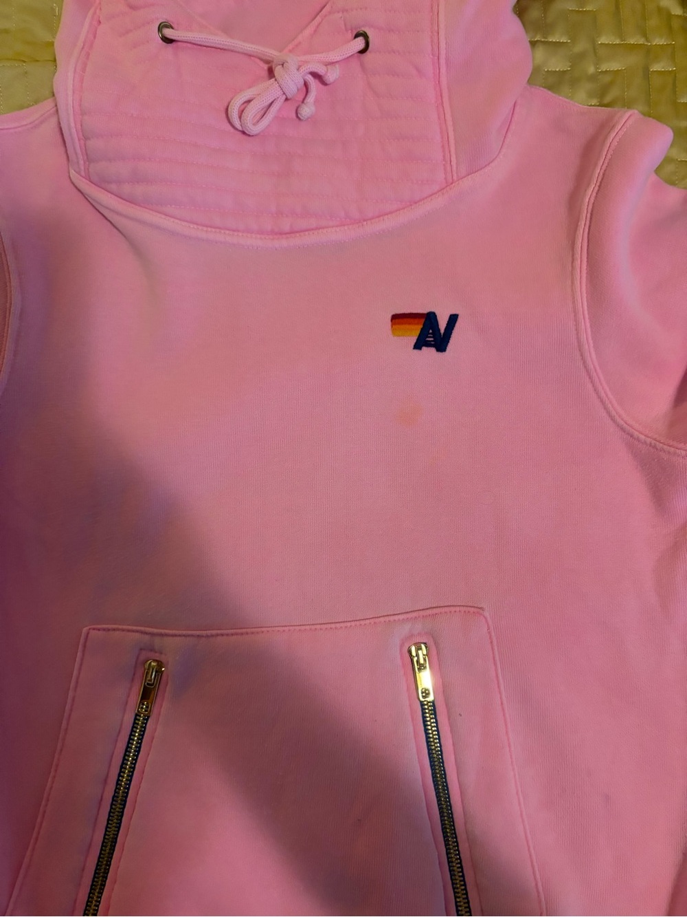 Aviator Nation Pink Fleece-Lined Hoodie - Picture 2 of 5